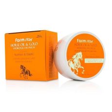 Гидрогелевые патчи для глаз FarmStay Horse Oil экстрактом конского жира и золота 60 шт