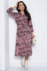 497810 LT Collection Платье пыльно-розовый