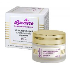Витэкс LuxCare Самоомоложение. Увлажняющий крем-сияние ДНЕВНОЙ для лица SPF 20, 45мл