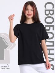 497462 Апрель Футболка черный