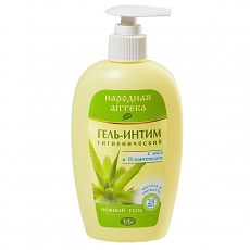 006324 Iris Народная аптека. Гель-интим гигиенический с алоэ и D-пантенолом, 250 мл