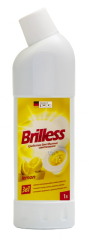 019572  Navigator Средство для мытья сантехники 1л Brilless Lemon 3в1
