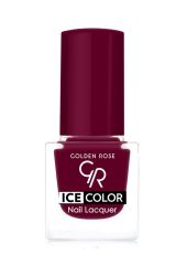 Лак для ногтей GR Ice Color (0-191) - 143 Тёмно-вишнёвый (143)