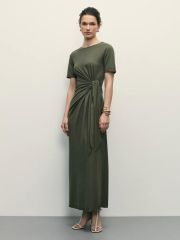 ZR2505022917-13 платье женское хаки/оливковый ZARINA