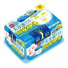 319361		 	KOSE Маска отбеливающая против пигментации CLEAR TURN Essence Mask (Vitamin C) 30pcs