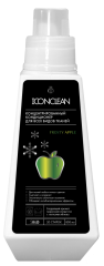 [ICONCLEAN] Кондиционер-ополаскиватель для всех видов тканей FROSTY APPLE концентрированный, 800 мл