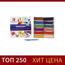 Пластилин 12 цветов 240 г «Классика» 1026948