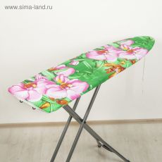 798906 Чехол для гладильной доски Nika, 129×40 см, рисунок МИКС