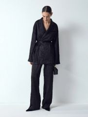 Брюки из сжатой ткани, D405/lakrica