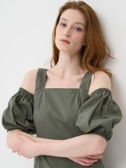 Сарафан женский 7221-30046 БХ18 тёмно-оливковый BE YOU