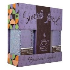 SweetFood ЧЕРНИЧНЫЙ СОРБЕТ жемчужины д/ванны220g+гельд/д290ml ФЕСТИВА