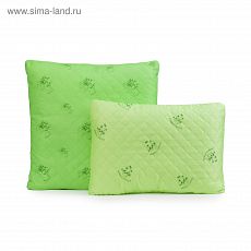 4065034 Подушка Бамбук ультрастеп 70х70 см, полиэфирное волокно, п/э 100%, Адель