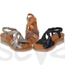 Blusandal, Damen Ledersandalen