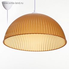 4328539 Люстра подвесная "Волна" E27 40Вт коричневый 40х40х18(+60)см