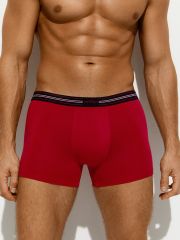 OmА 3833 Боксеры мужские с открытой резинкой, CO+VI Omsa Трусы Rosso (Красный)
