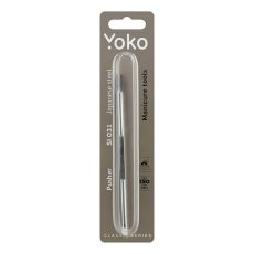 YOKO Шабер маникюрный двусторонний / Classic SI 031, мини-нож для чистки/апельсиновая палочка, 13 см
