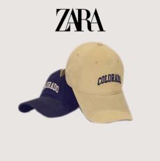 Бейсболки ZARA с вышивкой, 7 расцветок