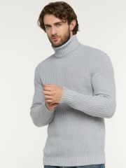 Свитер мужской 7222-15014 сталь BE YOU