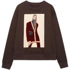 Толстовка под ZARA с принтом