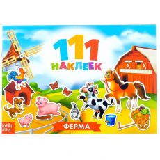 3635895 100 наклеек «Ферма», 12 стр.