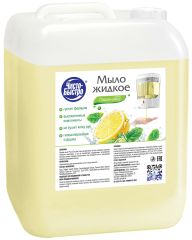Мыло жидкое Чисто-Быстро Лимон и мята 5л (5шт/короб)