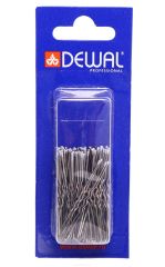 Dewal Шпильки для волос тонкие волна SLT45V-4S/60, 45 мм, серебристый, 60 шт