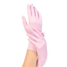 NitriMax Перчатки нитриловые неопудренные смотровые S, 100 шт., розовый