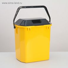 4316300 Ведро для мусора 10 л, цвет МИКС
