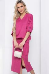 504293 LT Collection Платье фуксия