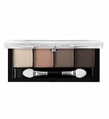 021670 LuxVisage. Тени Glam Look 4-х цветные, тон 2 Кофейный