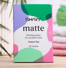 Матирующие салфетки для лица Shary 