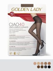 CIAO 40 Golden Lady Колготки Fumo (Серый);Cognac (Бежевый);Nero (Черный);Camoscio (Коричневый);Moro (Коричневый);Daino (Бежевый);Melon (Бежевый);Playa (Бежевый);Visone (Коричневый)