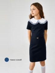 20240200127 Платье детское для девочек Soprano_NEW темно-синий ACOOLA Kids