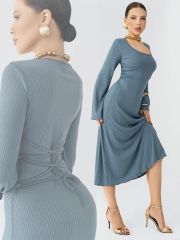512831 ОПТМОДА Платье Серый