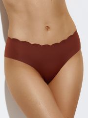 3. OmD 2213B Invisible Slip (лазерная обработка края), PA Omsa Трусы Terracotta (Оранжевый)