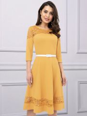 513001 CHARUTTI Платье Жёлтый