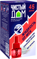 Чистый дом жидкость от МУХ 45 дней