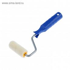 2840584 Мини-валик TUNDRA, велюр, 60 мм, ручка d=6 мм, D=15 мм, ворс 5 мм