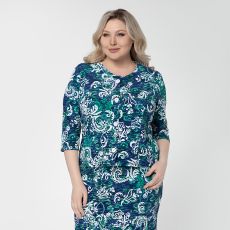 Комплект, трикотаж, жакет, платье, изумрудный