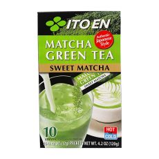 012630 Порошковый зеленый чай Матча MATCHA GREEN TEA SWEET POWDER 10 пакетов*12 гр