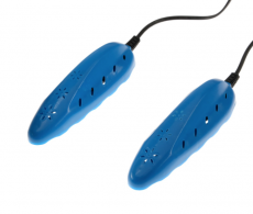 Синяя сушилка для обуви LuazON LSO-13, 17 см, 12 Вт, с индикатором 4484963