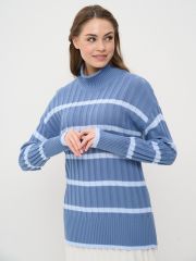 Свитер женский 7242-40307 зимнее утро/голубой BE YOU
