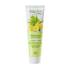 030410 Iris Herbal Care. Крем-бальзам для рук «Алоэ и лимон», 100г
