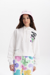 GFNJ3369/2 Толстовка для девочек Молочный(28) Pelican