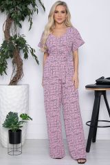 К10644 Костюм (Блуза+Брюки) LADY TAIGA Пыльная роза