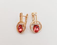 Серьги с кристаллами Swarovski
