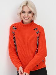 Джемпер женский 7222-40102 оранжевая осень BE YOU