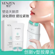 Лифтинг-крем VENZEN с роликами для области шеи и декольте, 110 гр