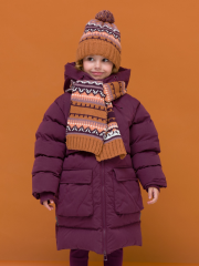 GZFW3292 Пальто для девочек Фиолетовый(46) Pelican
