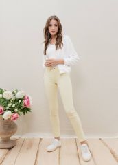 CON-38Y Conte elegant Джинсы Pastel yellow